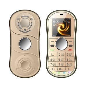 product servo s08 mini fidget spinner dual sim mobiele telefoon goud