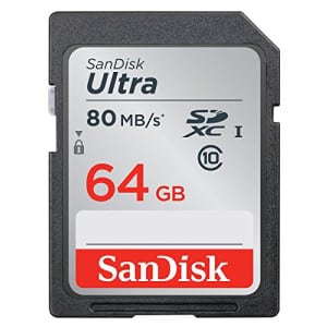 sandisk ultra sdxc i 64 gb bis zu 80 mbsek class 10 speicherkarte