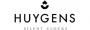 Huygens One Arabic Ronde Stille RVS Wandklok met Grote Cijfers – 35 cm – Zilver