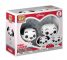 Funko Pocket Pop! Keychain Disney 101 Dalmatians – Pongo and Perdita Verzamelfiguur Sleutelhanger 2-Pack