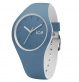 Ice-Watch Ice Duo Siliconen Horloge 40 mm – Blauw (Bluestone)