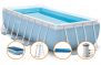 Intex Prism Frame opzetzwembad met ladden en filterpomp – 300 x 175 cm