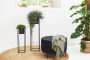 Lifa Living Moderne Staande Plantenbakken Set van 2 – Zwart