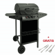 MaxxGarden Gasbarbecue met 2 Branders + Gratis BBQ Set – Zwart