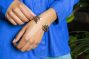 Melano Twisted Taylor Dames Armband Zilverkleurig – Maat Small