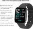 OOQE Watch PRO 6 Smartwatch met Personal Assistance Zwart