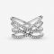 PANDORA Entwined Lines Ring