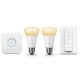 Philips Hue White Ambiance Starterkit Slimme Verlichting – Dimbare LED Lampen – 9.5 W – A60 – E27