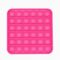 Pop It Fidget Toy Vierkant met 36 Pops – Felroze (Hot Pink)