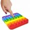 Pop It Fidget Toy Vierkant met 36 Pops – Regenboog (Rainbow)