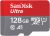 SanDisk MicroSDXC Ultra Android 128GB 100MB/s CL10, A1