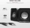 Trust Leto 2.0 Stereo PC Speakerset – Zwart